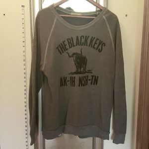 The Black Keys Long Sleeve Sweatshirt - Gray- XL